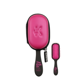 The Knot Dr. - Spazzola The Pro Mini Hairbrush con Custodia Fuchsia Pink 